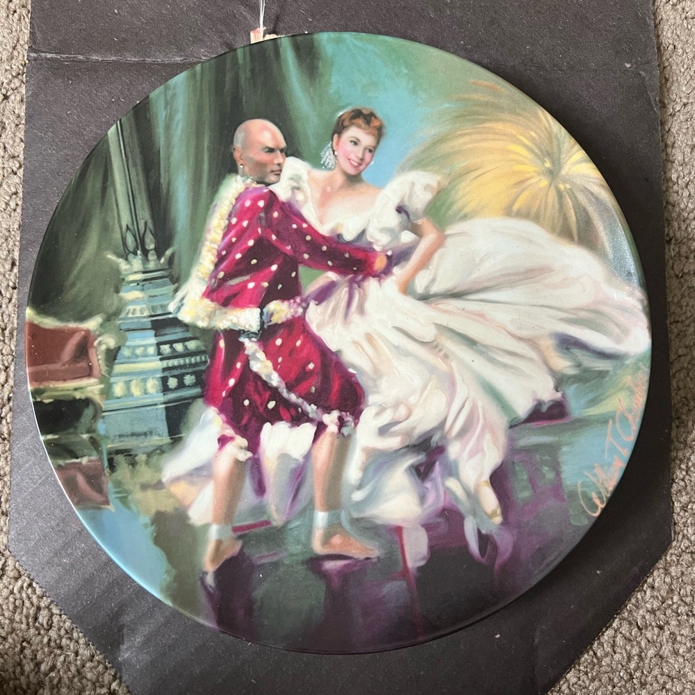 3 for $8 Shall We Dance Plate “The King and I” collection
